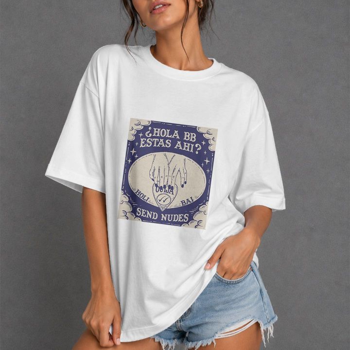 Camiseta Oversize ¿Hola BB Estás Ahí? Negra | OMNI Colombia